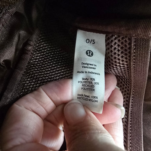 Lululemon Everywhere Belt Bag Large 2L Fleece Brown Gold Hardware