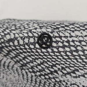 Lululemon All Your Small Things Pouch Black White Snakeskin Print Cosmetic Travel Bag