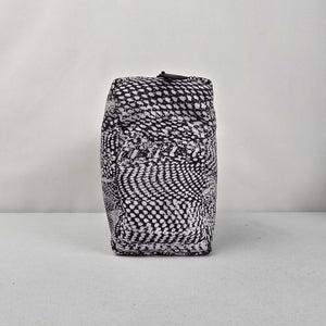 Lululemon All Your Small Things Pouch Black White Snakeskin Print Cosmetic Travel Bag