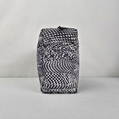 Lululemon All Your Small Things Pouch Black White Snakeskin Print Cosmetic Travel Bag