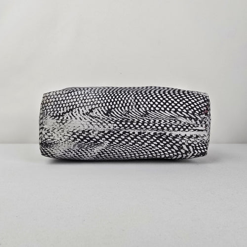 Lululemon All Your Small Things Pouch Black White Snakeskin Print Cosmetic Travel Bag