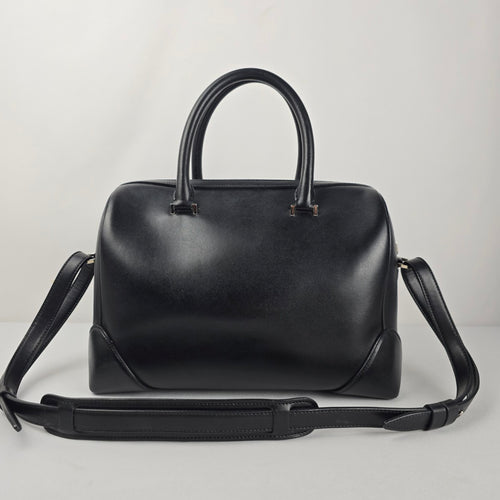 Authentic Givenchy Black Leather Star Duffle Satchel