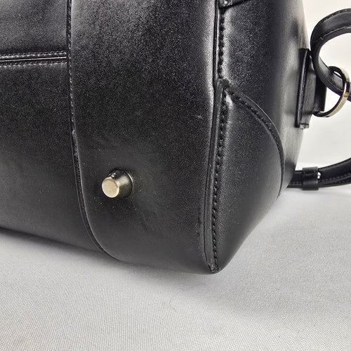 Authentic Givenchy Black Leather Star Duffle Satchel