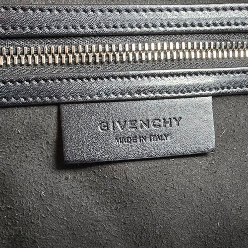 Authentic Givenchy Black Leather Star Duffle Satchel