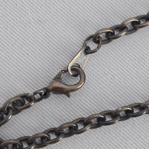 Vintage Silver Egyptian Pharaoh Pendant Necklace