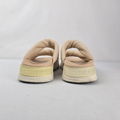 Sorel Vibe Cream Twist Slide Sandals size 8.5