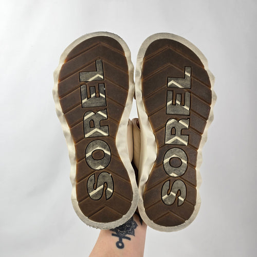 Sorel Vibe Cream Twist Slide Sandals size 8.5