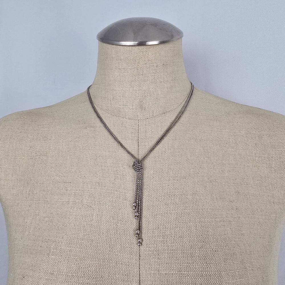 Silpada Italian Sterling Silver Lariat Necklace