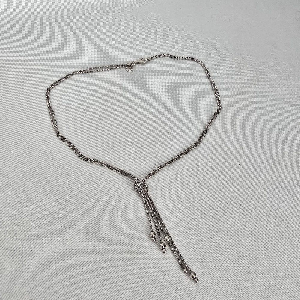 Silpada Italian Sterling Silver Lariat Necklace
