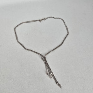 Silpada Italian Sterling Silver Lariat Necklace