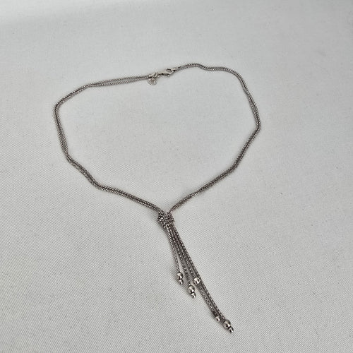 Silpada Italian Sterling Silver Lariat Necklace
