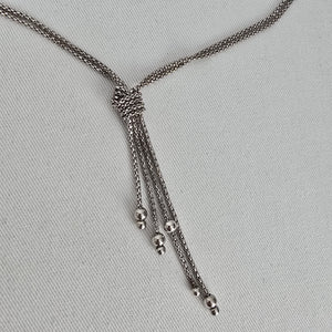 Silpada Italian Sterling Silver Lariat Necklace