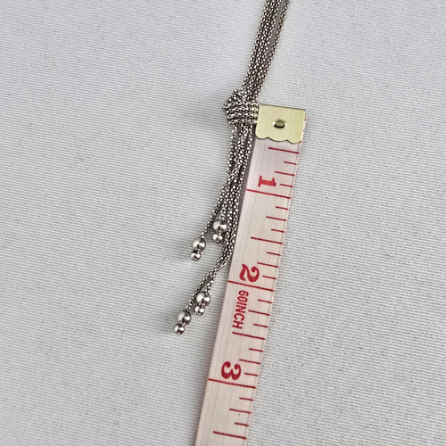 Silpada Italian Sterling Silver Lariat Necklace