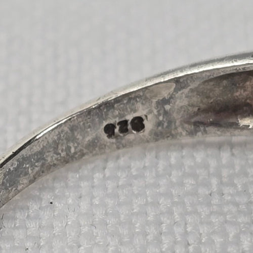 Sterling Silver Amethyst Heart Ring Size 7