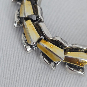 Two-Tone Dragon Scale Link Bracelet