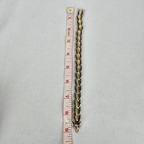 Two-Tone Dragon Scale Link Bracelet