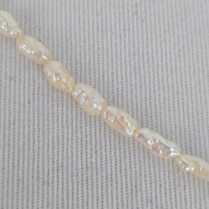Vintage Freshwater Pearl Necklace with Sterling Silver Clasp