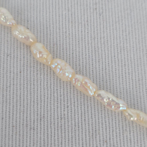 Vintage Freshwater Pearl Necklace with Sterling Silver Clasp