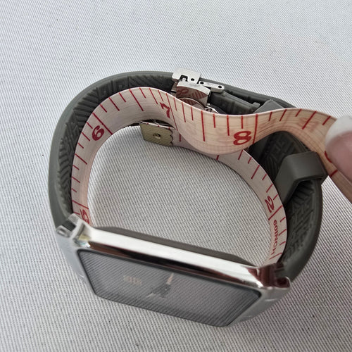 Givenchy Swiss Made Watch Square Grey Dial, 4G Monogram Rubber Strap