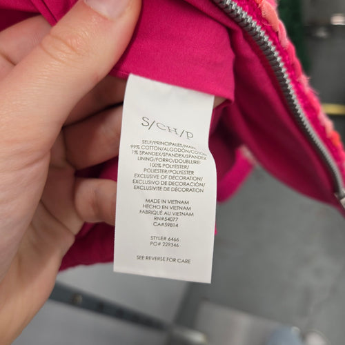 Cabi Ballroom Jacket Pink Tweed Blazer – Size S