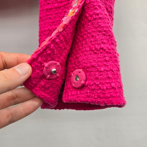Cabi Ballroom Jacket Pink Tweed Blazer – Size S
