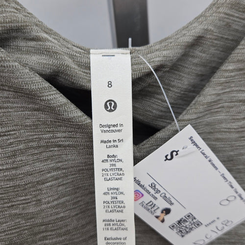 lululemon Align Tank Heathered Rover – Size 8