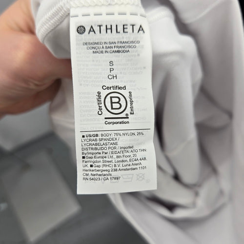 Athleta Salutation Stash Pocket 16.5" Skort White – Size S