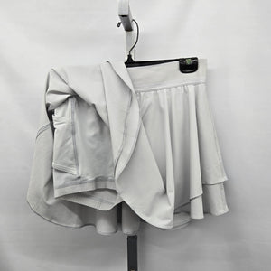 lululemon Court Rival High-Rise Skort Light Gray – Size 8