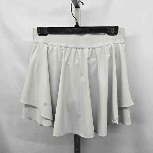lululemon Court Rival High-Rise Skort Light Gray – Size 8