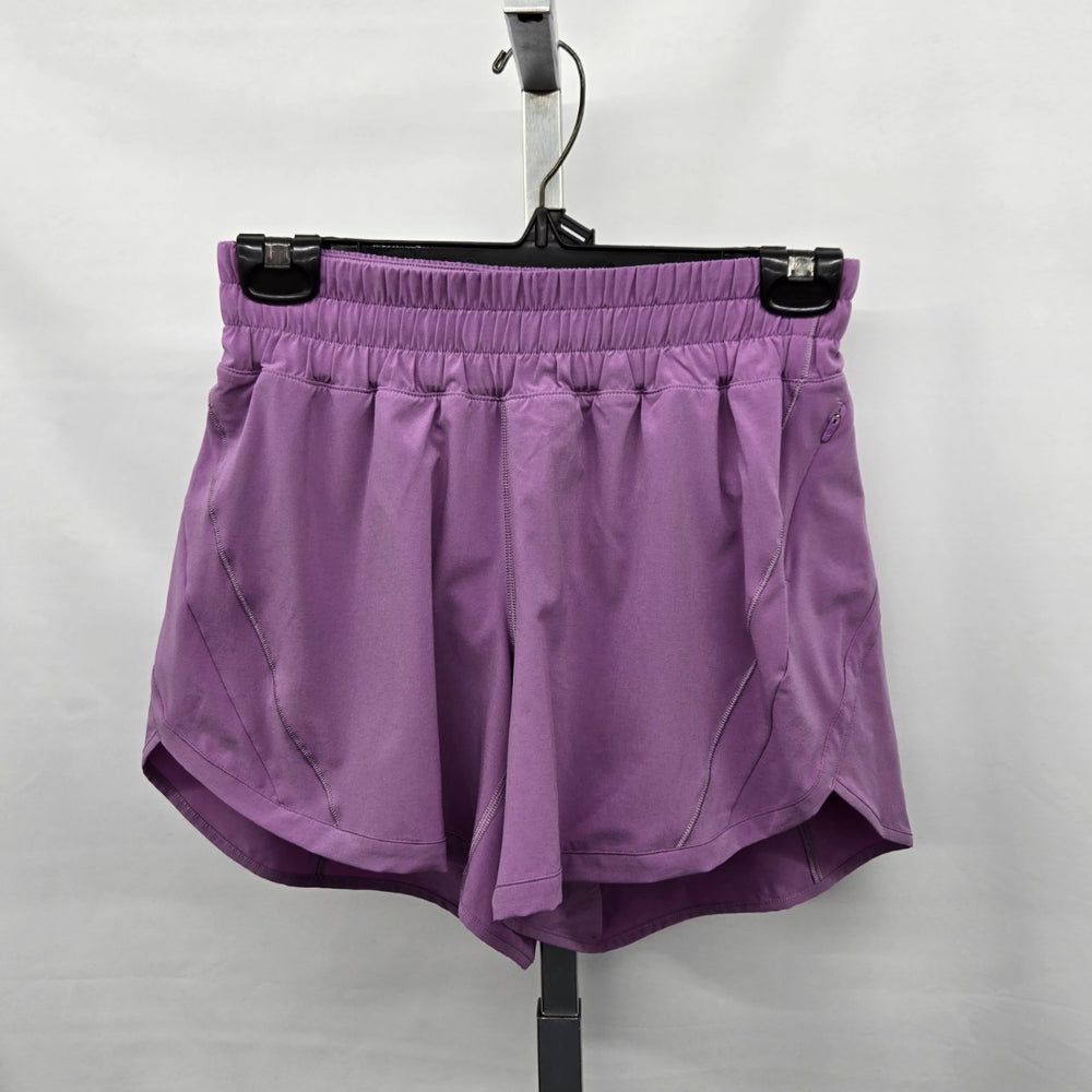 lululemon Track That Mid-Rise Lined Shorts Purple – Size 6