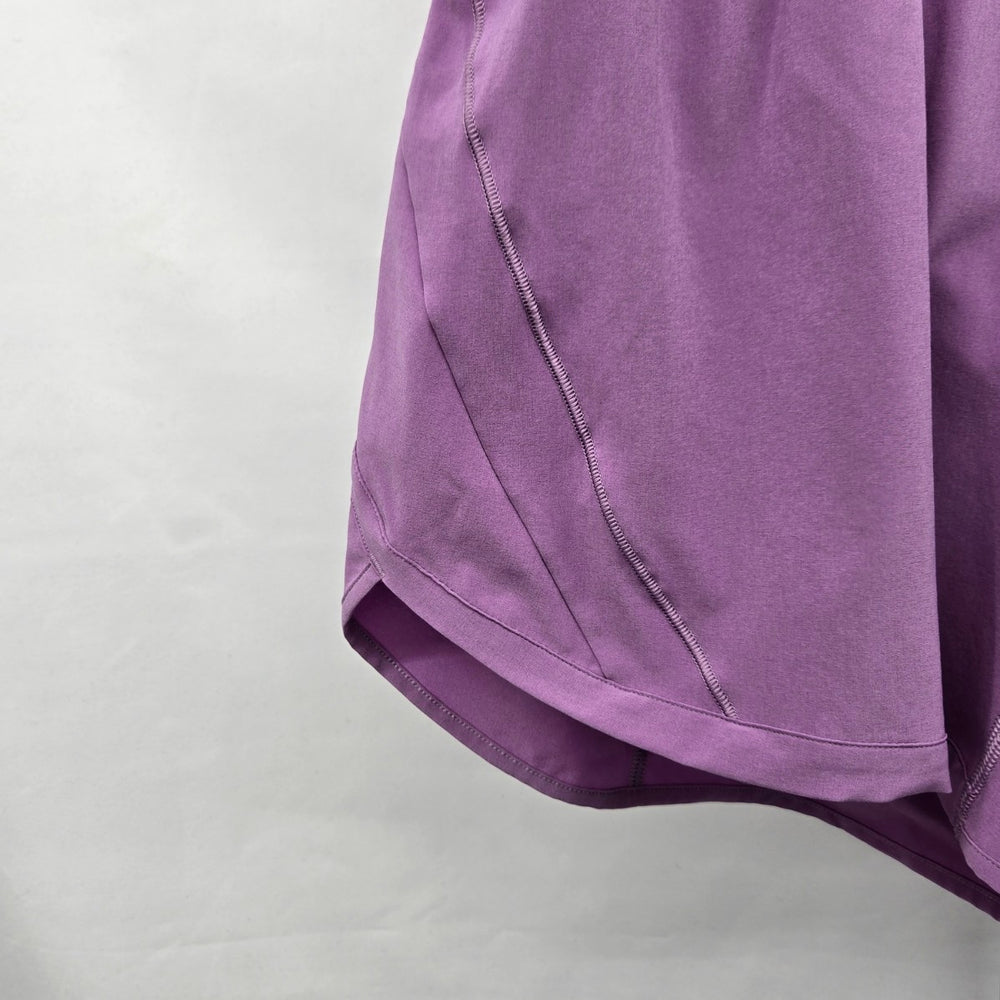 lululemon Track That Mid-Rise Lined Shorts Purple – Size 6