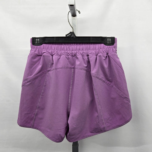 lululemon Track That Mid-Rise Lined Shorts Purple – Size 6