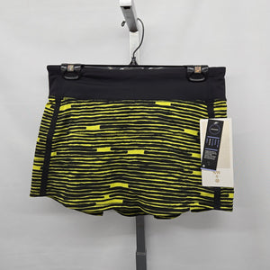 lululemon Pace Rival Skort Black & Neon Yellow – Size 6