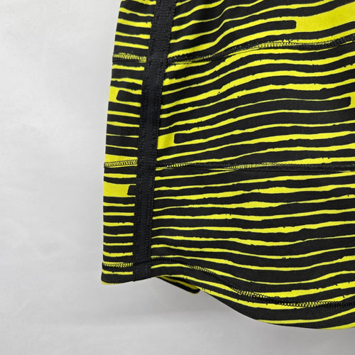 lululemon Pace Rival Skort Black & Neon Yellow – Size 6