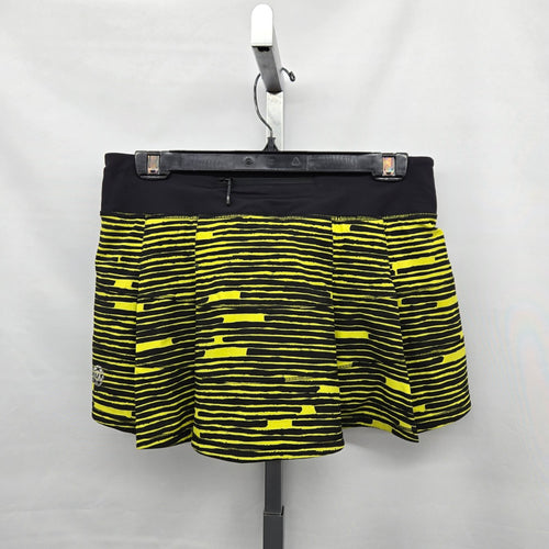 lululemon Pace Rival Skort Black & Neon Yellow – Size 6
