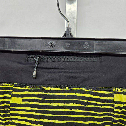 lululemon Pace Rival Skort Black & Neon Yellow – Size 6