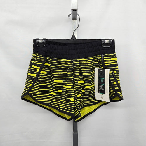 lululemon Tracker Short III *SW Black & Neon Yellow – Size 6