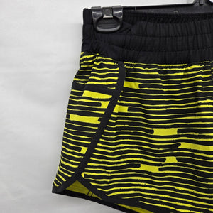 lululemon Tracker Short III *SW Black & Neon Yellow – Size 6