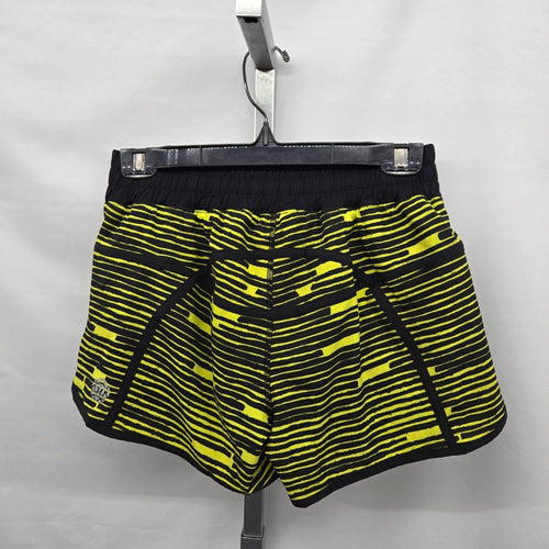 lululemon Tracker Short III *SW Black & Neon Yellow – Size 6