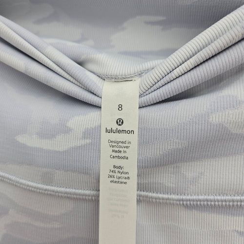lululemon Wunder Under High-Rise 25" Jacquard Leggings Gray Camo – Size 8