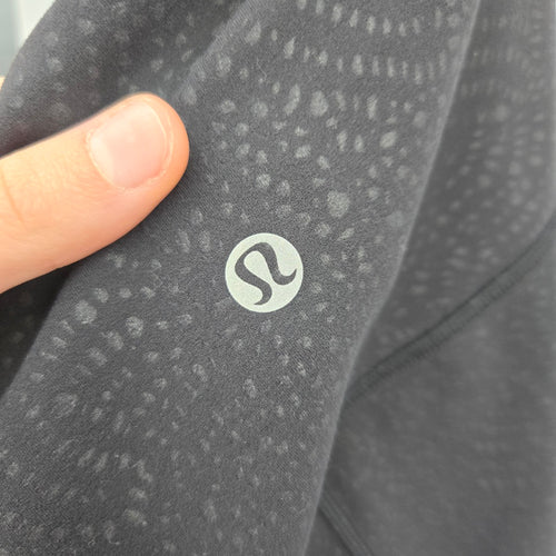 lululemon Align Leggings Pants in Formulate Emboss Black Size 6
