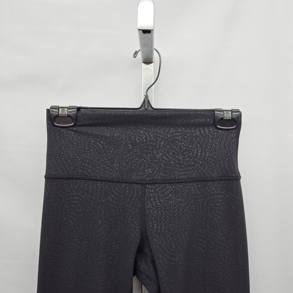 lululemon Align Leggings Pants in Formulate Emboss Black Size 6