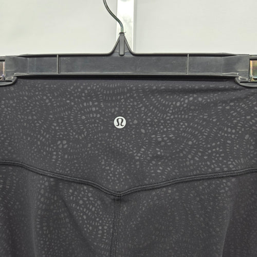 lululemon Align Leggings Pants in Formulate Emboss Black Size 6