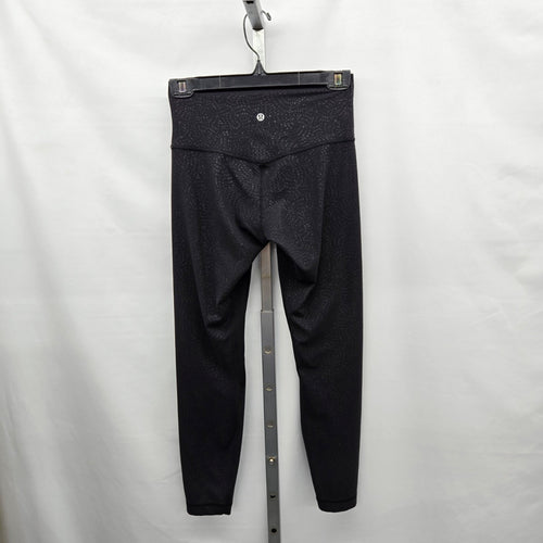 lululemon Align Leggings Pants in Formulate Emboss Black Size 6