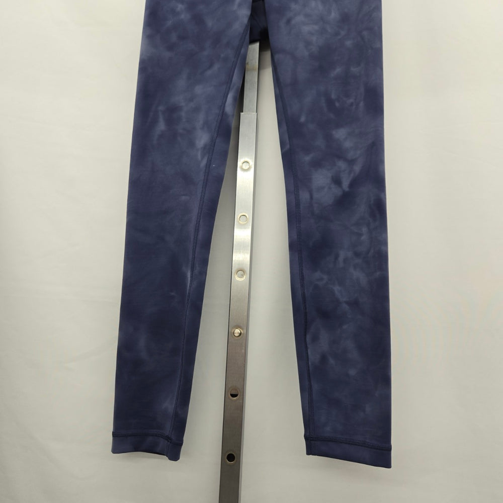Lululemon Align Crop Leggings 23" Diamond Dye Diamond Dye Asphalt Grey True Navy Size 6