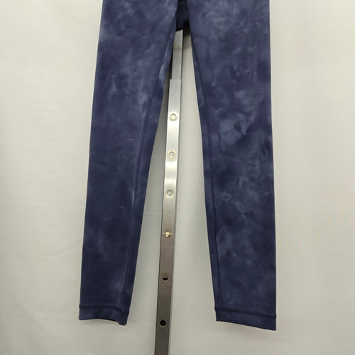 Lululemon Align Crop Leggings 23" Diamond Dye Diamond Dye Asphalt Grey True Navy Size 6