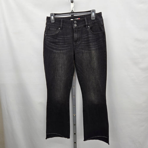 Cabi High-Low Crop Jeans 4519 Washed Black – Size 4