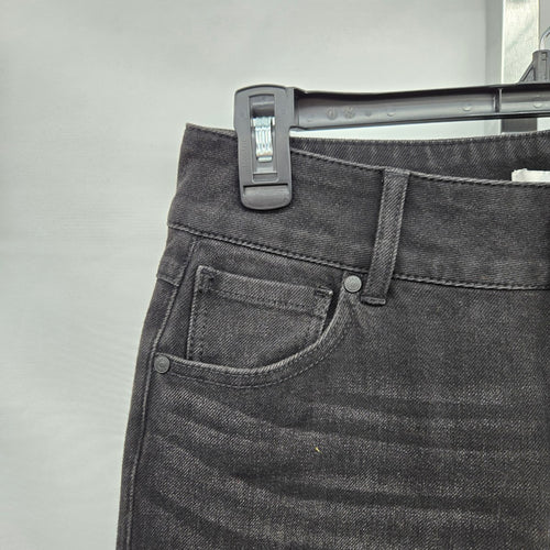 Cabi High-Low Crop Jeans 4519 Washed Black – Size 4