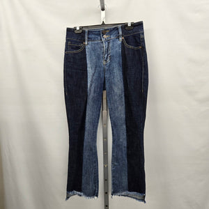 Cabi High-Low Crop Jeans Style 6281 Blue Denim – Size 4