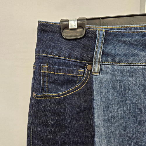 Cabi High-Low Crop Jeans Style 6281 Blue Denim – Size 4